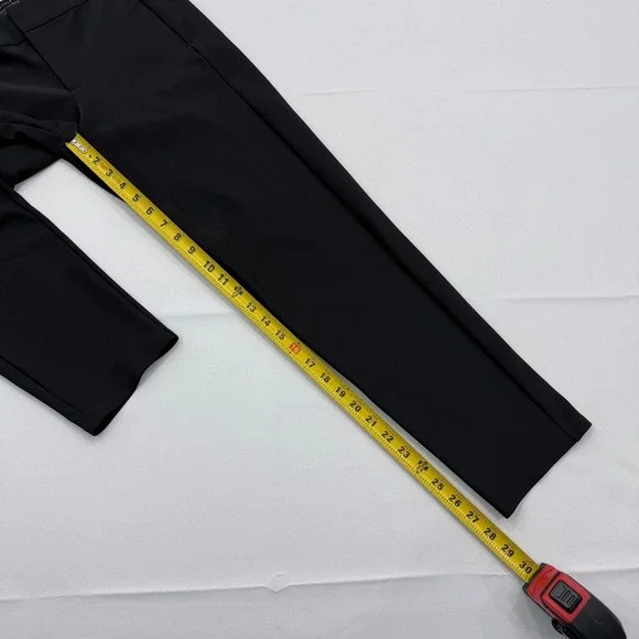 Athleta Stellar Skinny Trouser Ankle Pants Womens 4 Black Commute Work Travel - Picture 5 of 13